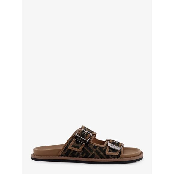 FENDI Other - Fendi Men Feel Sandals In Ff Jacquard Fabric